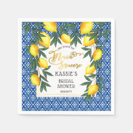 Viktigaste Lemons Tropical Möhippa Napkins Pappersservett