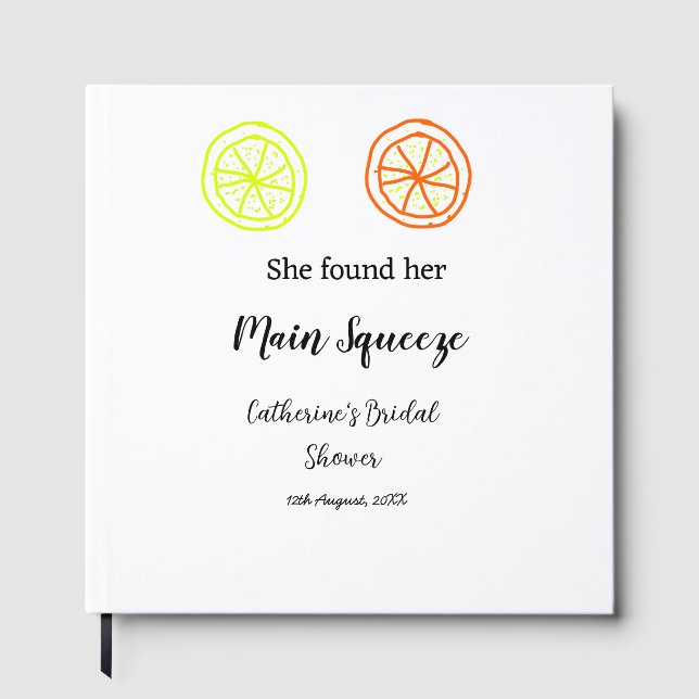 Viktigaste Squeeze citrus möhippa add namn d Gästböcker (Framsida)