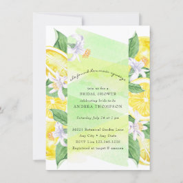 Viktigaste Squeeze | Citrus | Möhippa för citronGu Inbjudningar