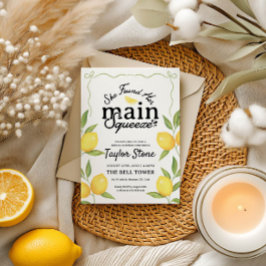 Viktigaste Squeeze | Lemon Möhippa Inbjudningar