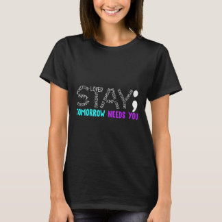 Viktighet för att förhindra semikolon Suicide Prev T Shirt