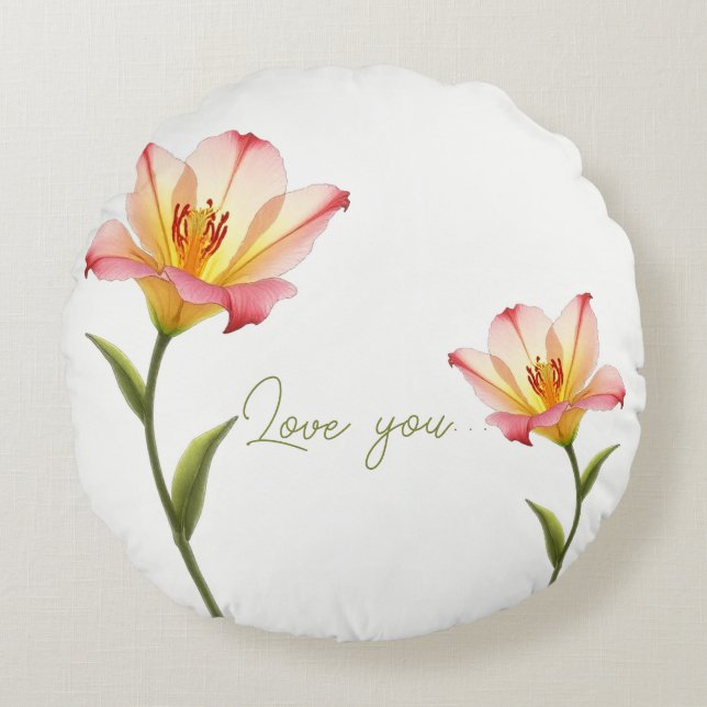 Viktighetspåverkande filéer rund kudde (Framsidan)