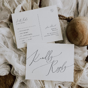 Viktigt alternativ för minimal skriptmeny - vykort