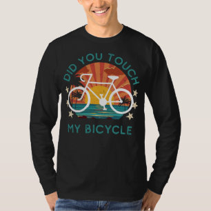 Viktigt att du rörde vid mitt cykellack - uppspelt t shirt