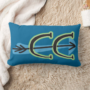 Viktigt Crosst country - CC-symbol - BLUE Lumbarkudde