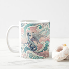 Viktigt Drake: Pastel Dragon Fantasy Kaffemugg