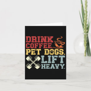 Viktigt dryftande kaffe Pet Hundar Hiss Heavy Bod Kort