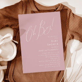 Viktigt Dusty Ro Oh Boy! Baby Shower Inbjudningar