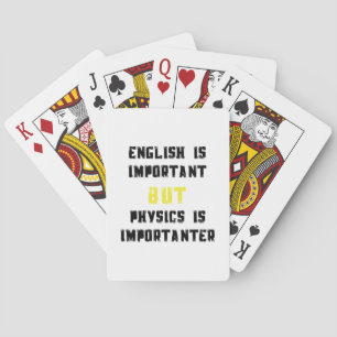 Viktigt engelska men fysikImportanter vetenskap Casinokort