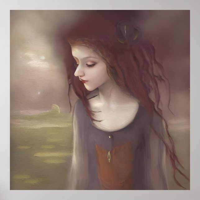 Viktigt Fantasy Little Fairy Poster (Framsidan)
