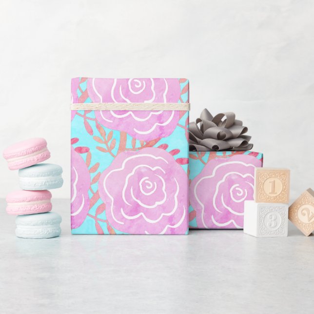 Viktigt fet färglöst Ro Presentpapper (Baby Shower)