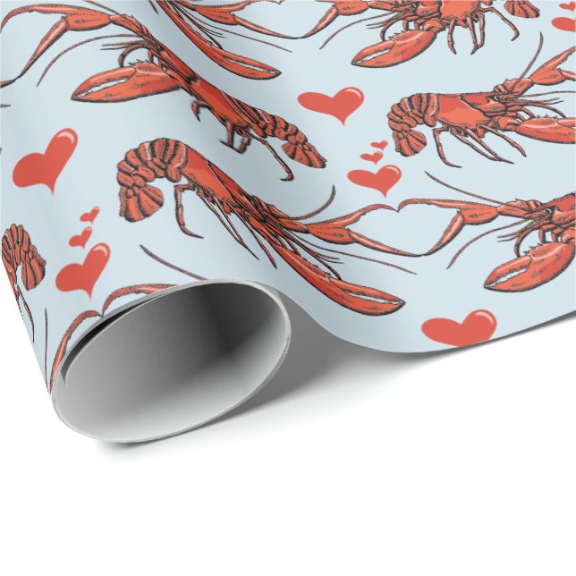 Viktigt Fransk Blå.. Du är min älskarinna Romantic Presentpapper (Rullad Hörn)