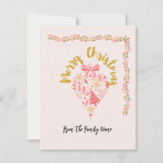 Viktigt gratulationskort för God jul Julkort