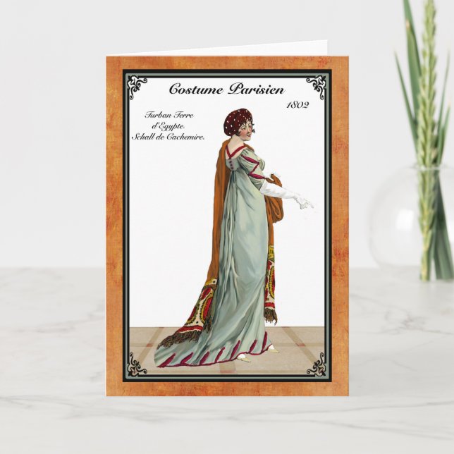 Viktigt hälsningskort Mode 1802 Kort (Framsida)