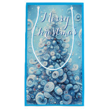 Viktigt intsionistiskt Julgran Blue