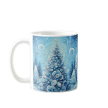 Viktigt intsionistiskt Julgran Blue