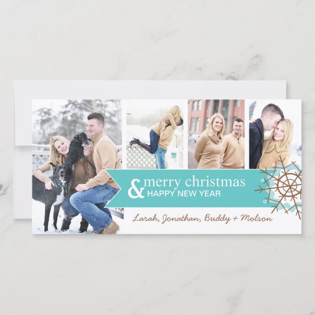 Viktigt julfotoport julkort (Framsida)