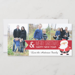 Viktigt julfotoport julkort