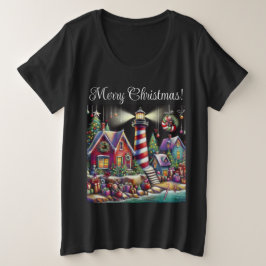 Viktigt julfyr Röd Rosa Lila T Shirt