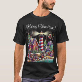 Viktigt julfyr Röd Rosa Lila T Shirt