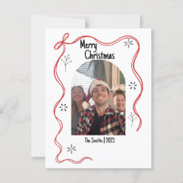 Viktigt julkort med foto vykort