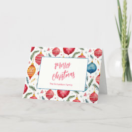 Viktigt julprydnadsföremål helgkort