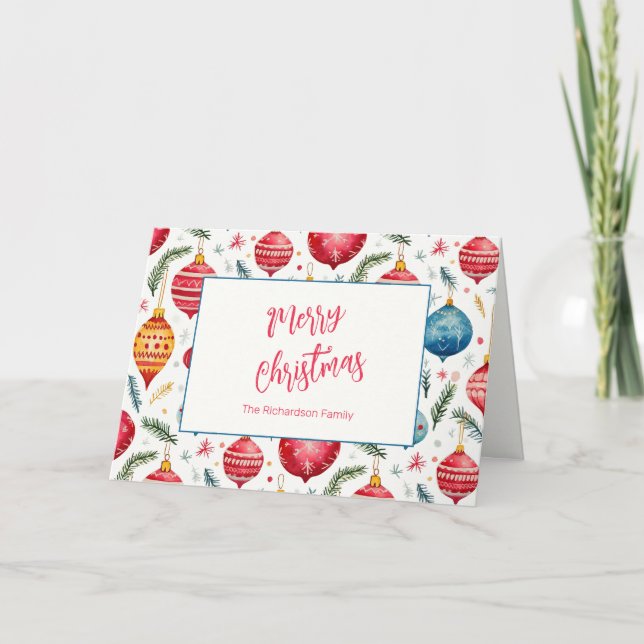 Viktigt julprydnadsföremål helgkort (Framsida)