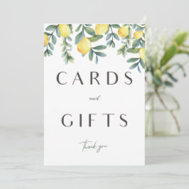 Viktigt kort för Lemon-Möhippa och gift-tecken