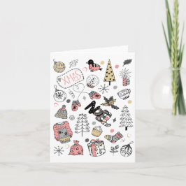 Viktigt kort för nominell julklapp för Helgdag