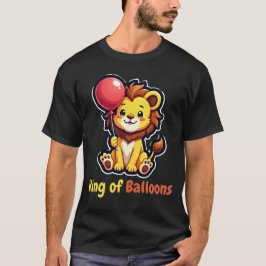 Viktigt Lejon ballong T-Shirt - lekfull och djärv