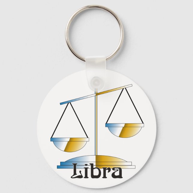 Viktigt libra-nyckelkedja nyckelring (Framsida)