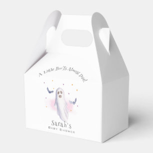 Viktigt litet Boo Halloween-babyskor Presentaskar