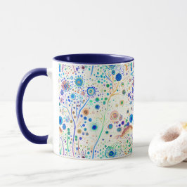 Viktigt, ljusfärglöst Träd Blue Mugg