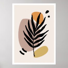 Viktigt Löv 3: Minimalist Boho botaniskt Poster