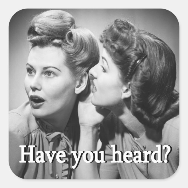 Viktigt-märke Fyrkantigt Klistermärke (Framsida)