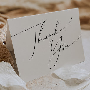 Viktigt, minimalistiskt skript, tillsatt tackkort