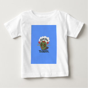 Viktigt "Olive My Heart"-finare Ansikte-design Tee