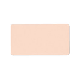 Viktigt persikofärgad Färg Adressetikett