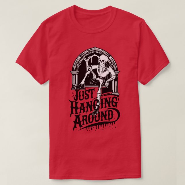 Viktigt raster som bara hänger runt TShirt T Shirt (Design framsida)