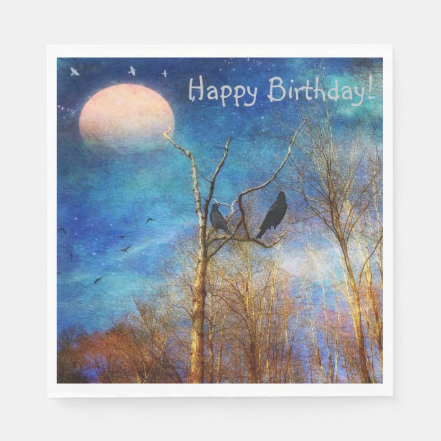 Viktigt skogsområde pappersservett (Framsidan)