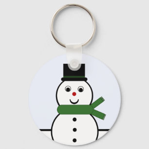 Viktigt Snögubbe-julklapp Nyckelring