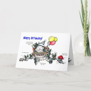 Viktigt svarta katter födelsedagskort tack kort