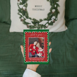 Viktigt, vilket år för fotopaket jul kort