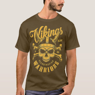 Viktings-skandanaviska krigare t shirt