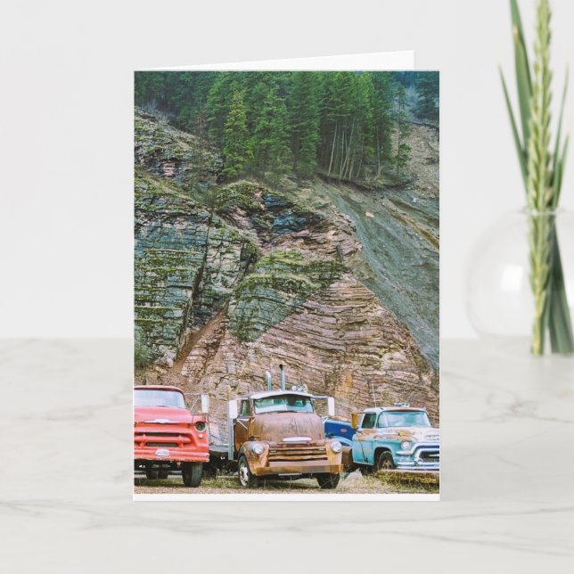 Viktkort för betrott Lastbilar Tack Kort (Framsida)