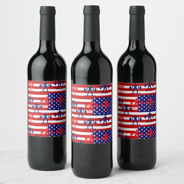 VIKTLIFTNING VINFLASKA ETIKETT (Flaskor)