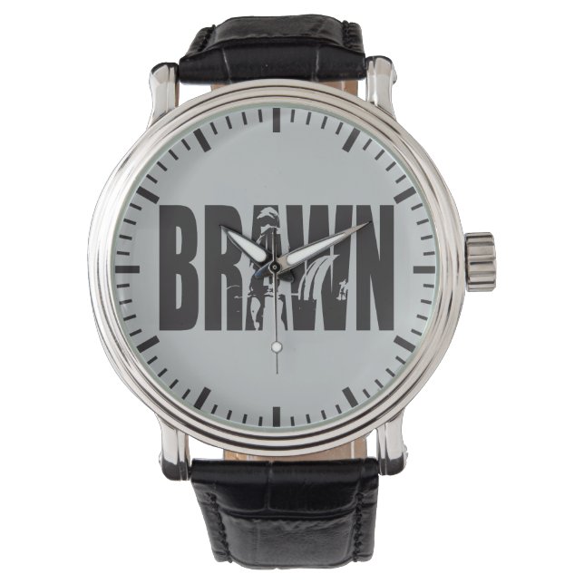 "Viktlyftning" Motivering - BRAWN Armbandsur (Framsida)