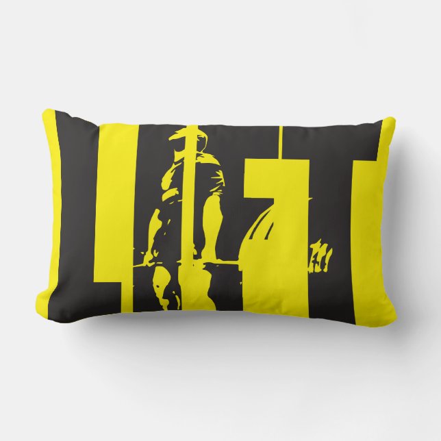 Viktlyftning Motivering - HISS Lumbarkudde (Framsida)