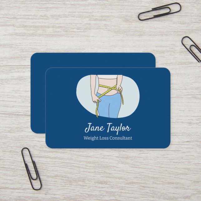 Viktminskning Visitkort (Fram/Back In Situ)