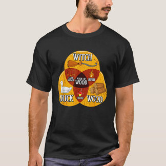 Viktning av träträ i Anka med samma vikt tillverka T Shirt